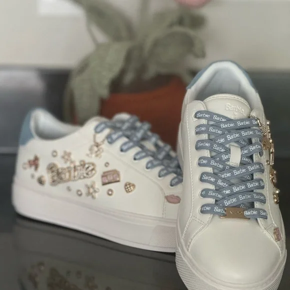 Aldo White and Blue Barbie Sneakers - Picture 6 of 10